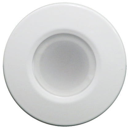 Lumitec Orbit Flush Mount Down Light - Blue Non-Dimming, Red Non-Dimming & White Dimming with White Housing
