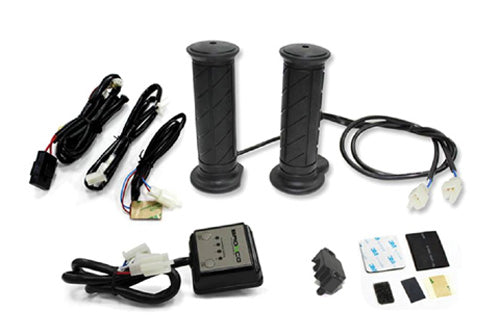 Bronco AT-08316-3 Handlebar Grip Heater & Thumb Warmer Set for Motorcycles