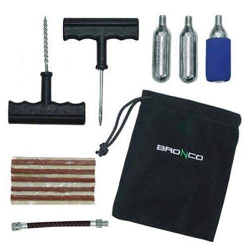 Bronco AT-12200 Tire Repair Kit for Quick and Reliable Flat Fixes