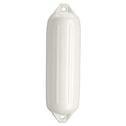 Polyform U.S. NF-4 Heavy Duty Twin Eye Fender 6.4 in x 21.6 in White for Boats 20-25 ft