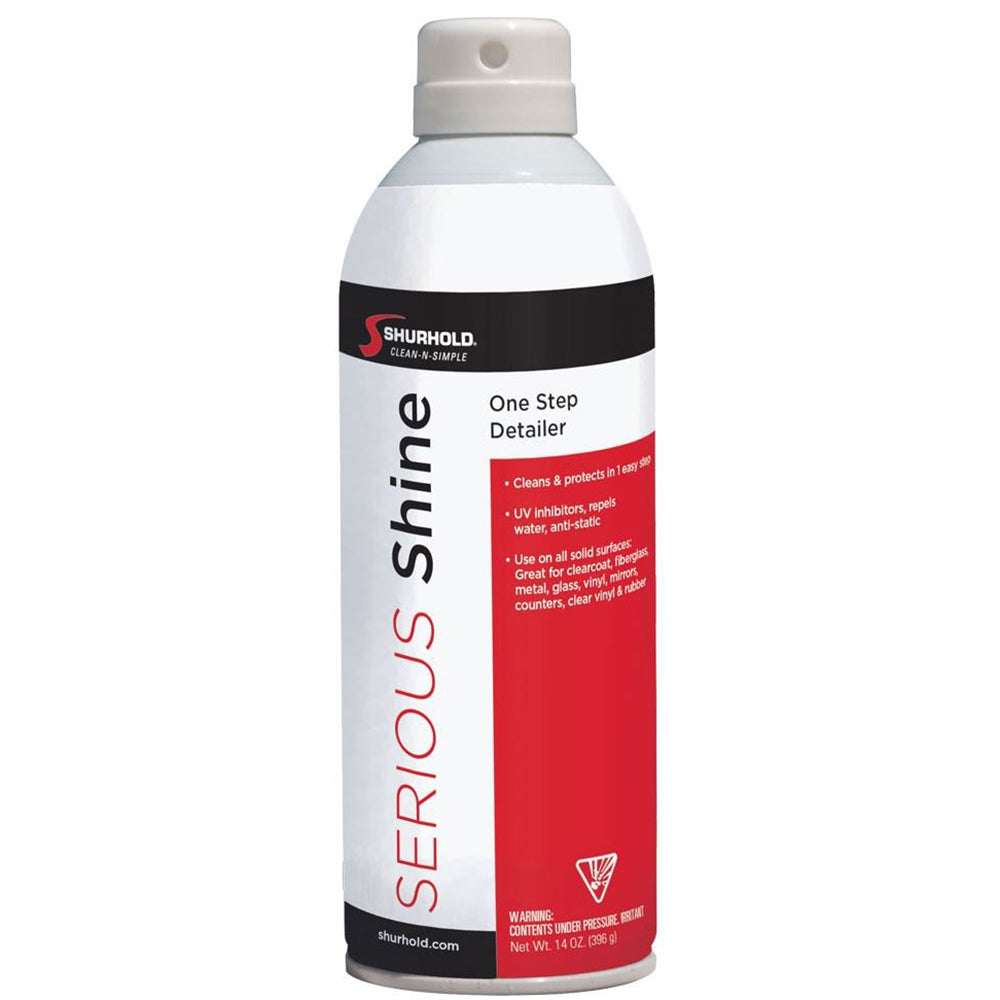 Shurhold Serious Shine Quick Detailer - 14oz for Car, Boat, and Home Surfaces