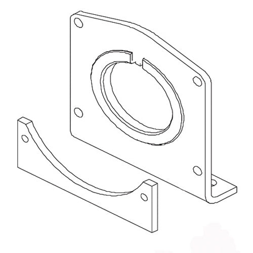 BRONCO AC-12002L Drum Support Plate Kit for 6212002 Winch