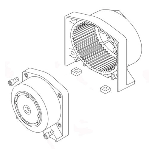 BRONCO AC-12002J Replacement End Housing and Clutch Assembly for 6212002 Winch