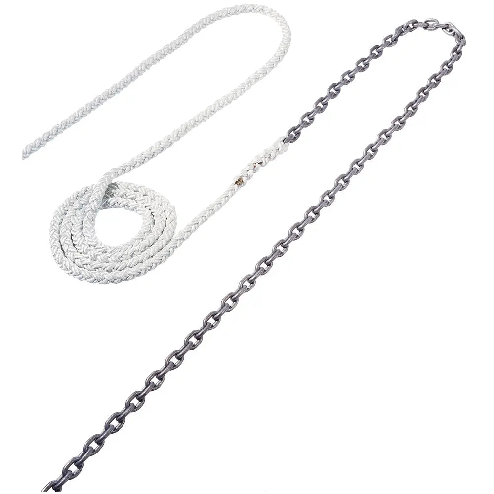 Maxwell Anchor Rode with 15 ft 5/16 inch Chain and 150 ft 5/8 inch Nylon Brait Rope