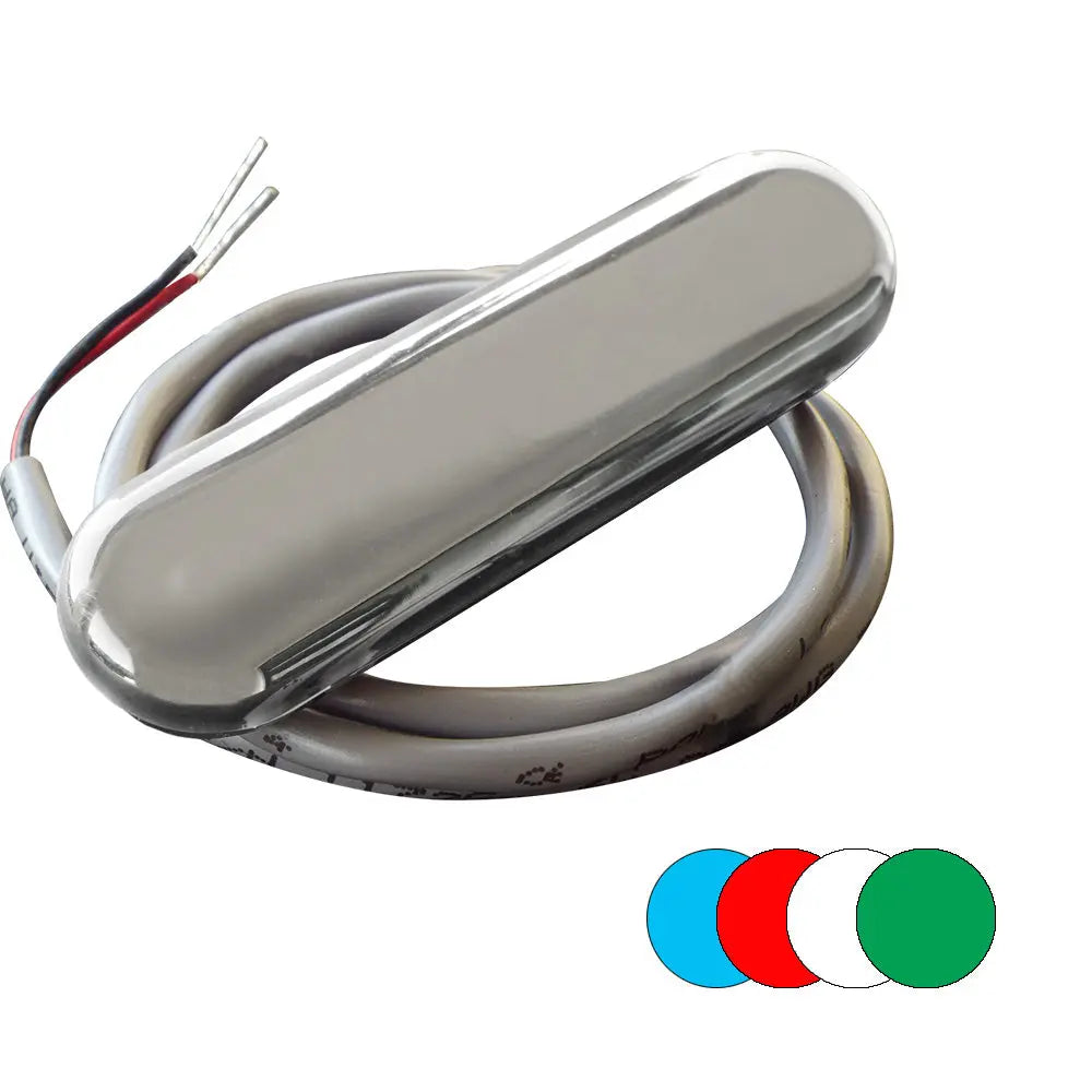 Shadow-Caster LED Courtesy Light Set with 2' Lead Wire - RGB Multi-Color, 4-Pack
