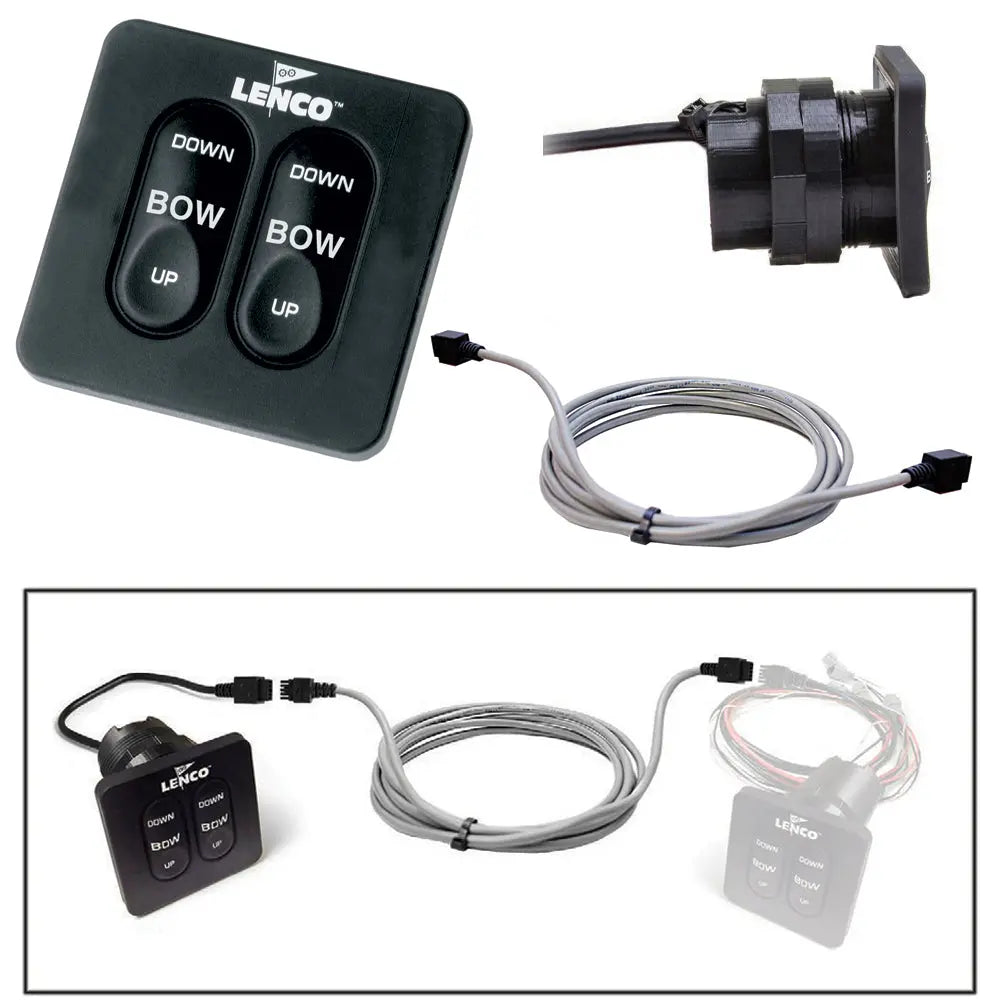 Lenco Marine Flybridge Kit for Standard Key Pad and All-In-One Integrated Tactile Switch - 10 Foot Cable