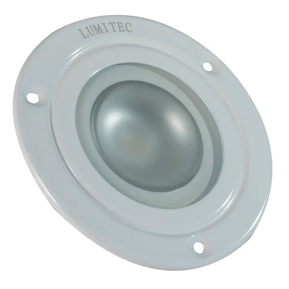 Lumitec Shadow Flush Mount Down Light with Spectrum RGBW and White Finish
