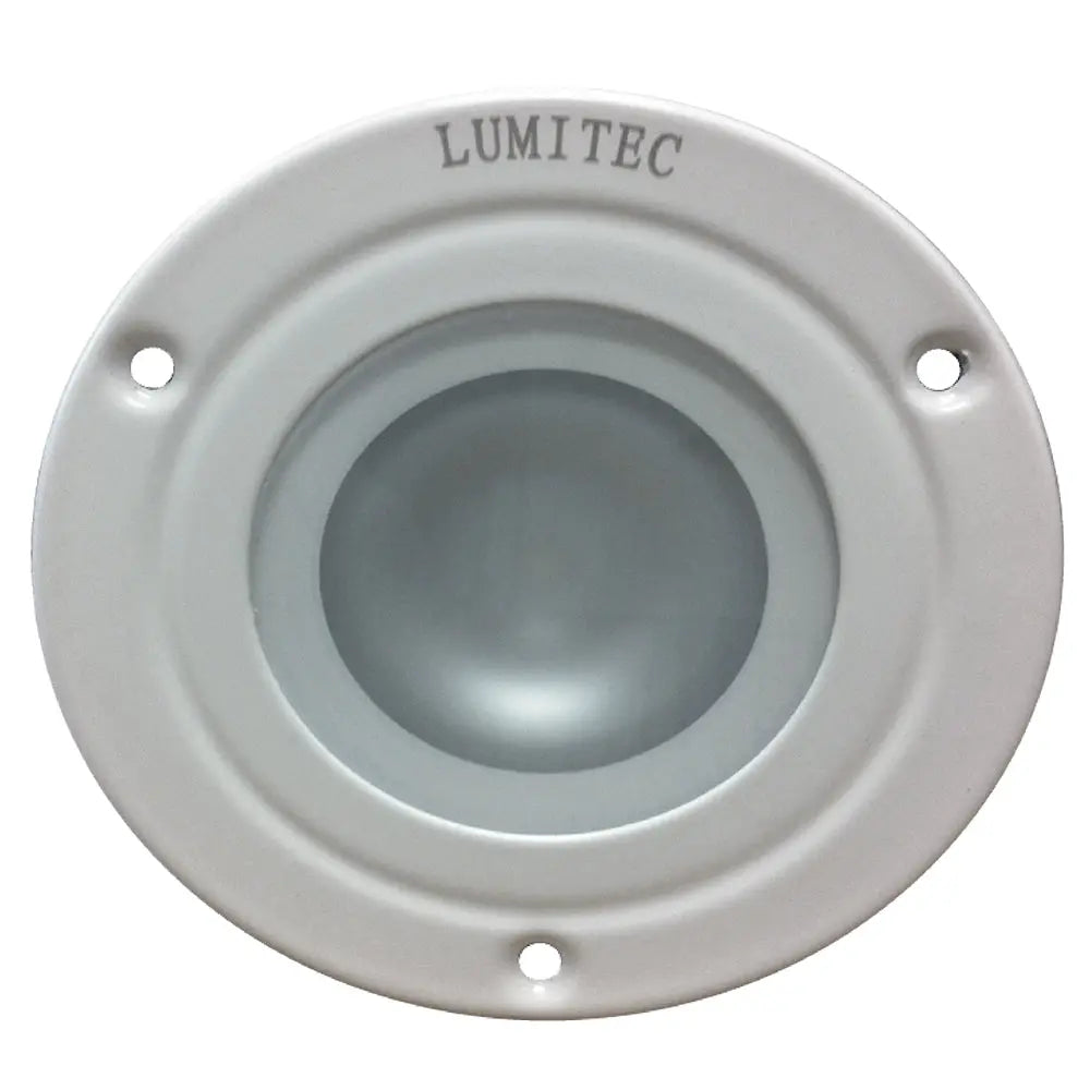 Lumitec Shadow Flush Mount Down Light with Spectrum RGBW and White Finish