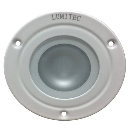 Lumitec Shadow Flush Mount Down Light with Spectrum RGBW and White Finish