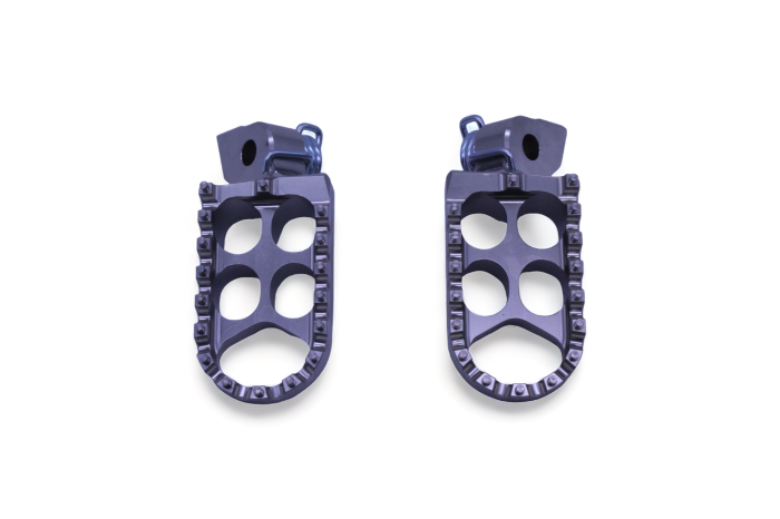 Twin Air Standard Footpegs for SX/SXF/EXC Models - Titanium Color, Part #5211