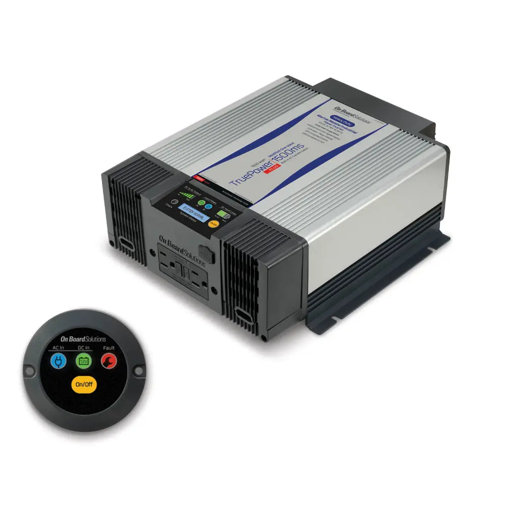 ProMariner TruePower Plus 1500W Modified Sine Wave Inverter - Convert 12V DC to 115V AC with Advanced Features