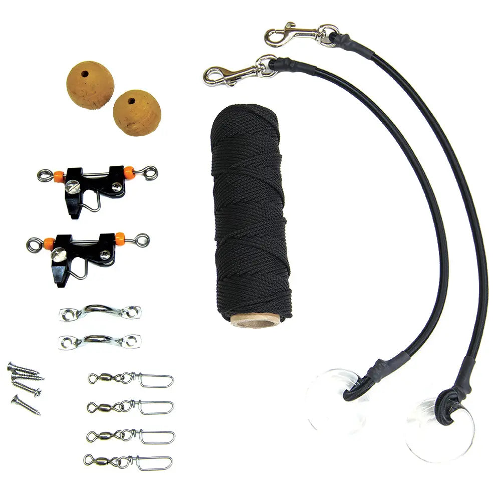Tigress Deluxe Rigging Kit with Black Nylon Rope and Accessories