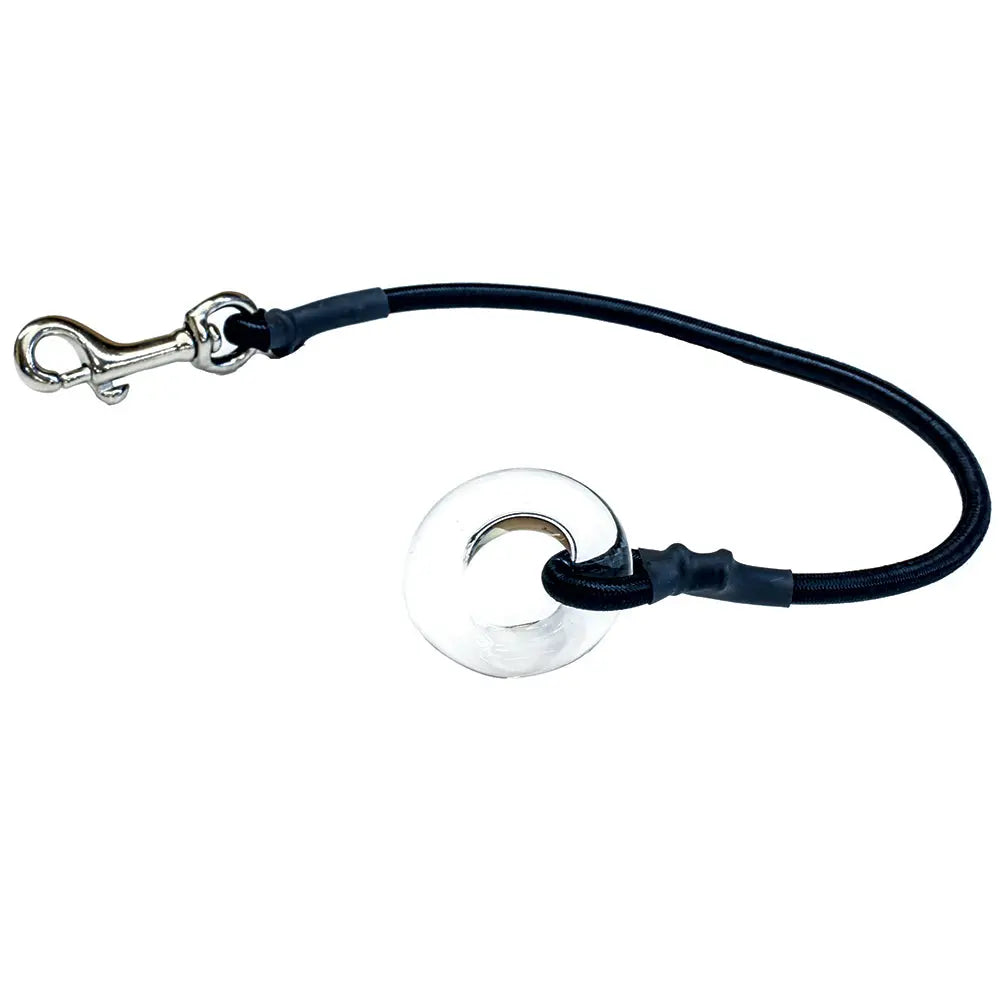 Tigress 16-inch Deluxe Snubber with Glass Outrigger Ring and Nickel Plated Snap