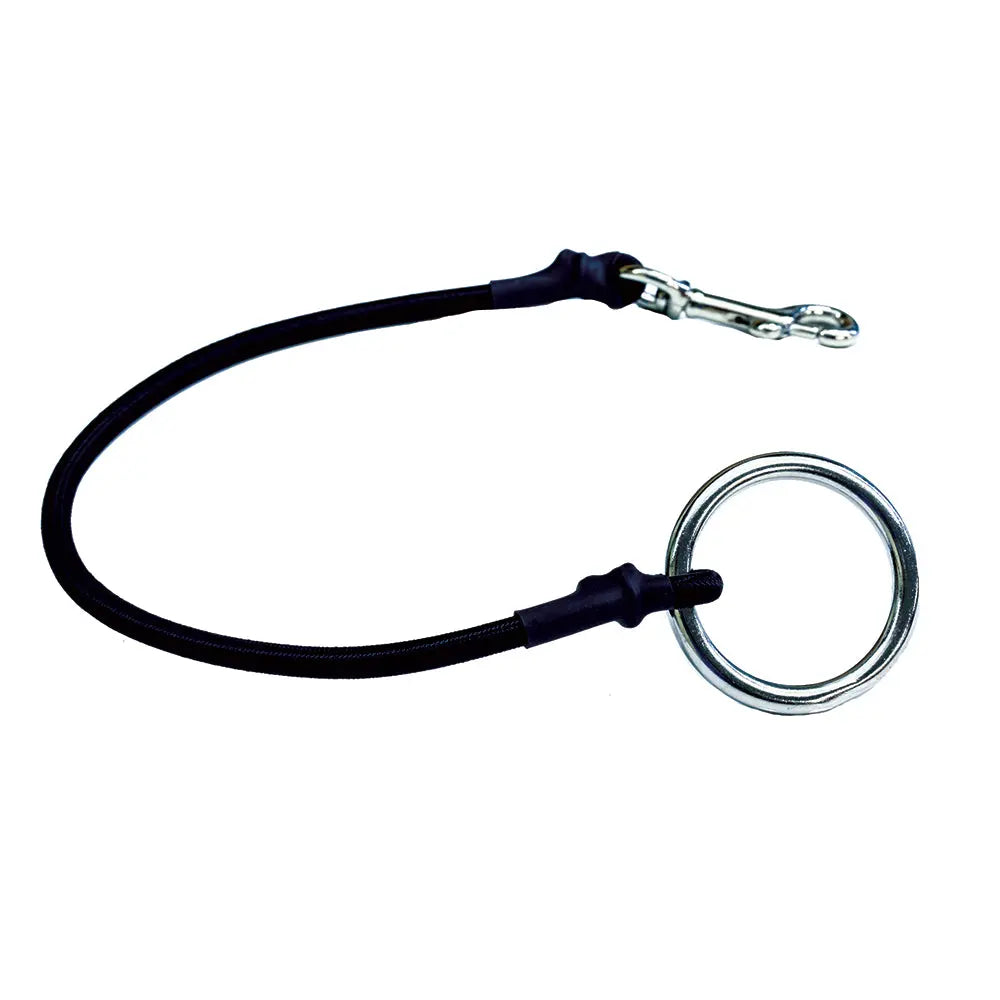 Tigress 12 Inch Deluxe Pro Snubber with Nickel Plated Snap and Stainless Steel Ring