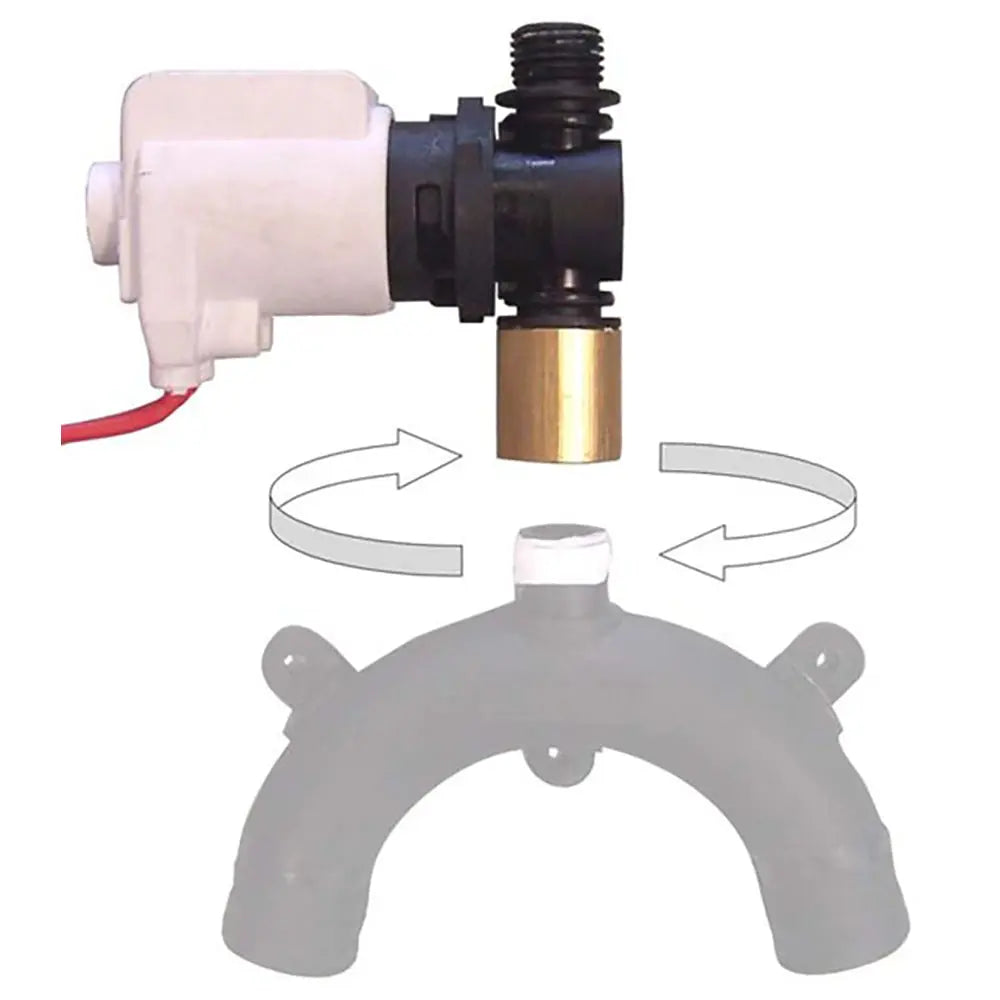 Jabsco Vented Loop Solenoid Valve for 37010 Series Toilets - Part 37068-2000