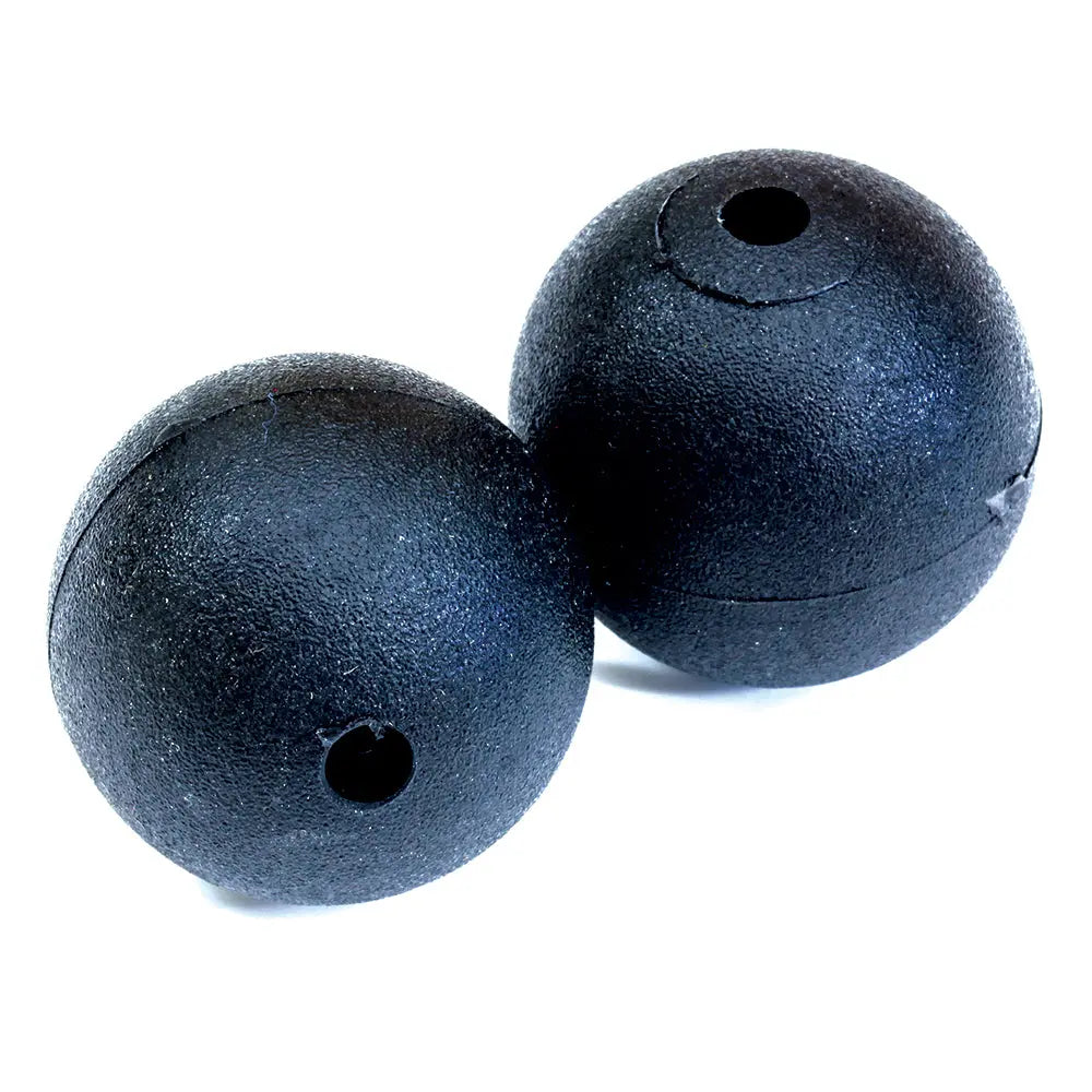 Tigress Black Plastic Outrigger Stops - 1-1/4 Inch Pair