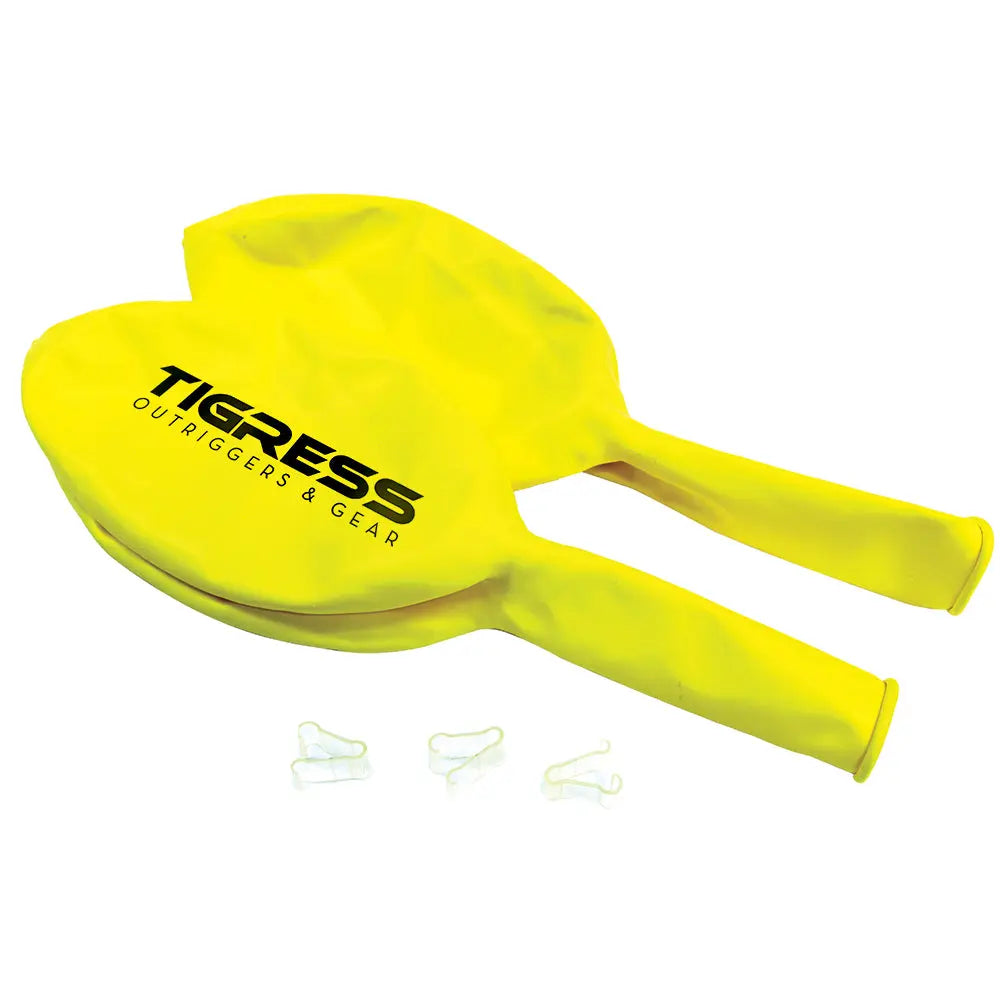 Tigress Yellow Helium Balloons - Biodegradable Latex Party Decorations