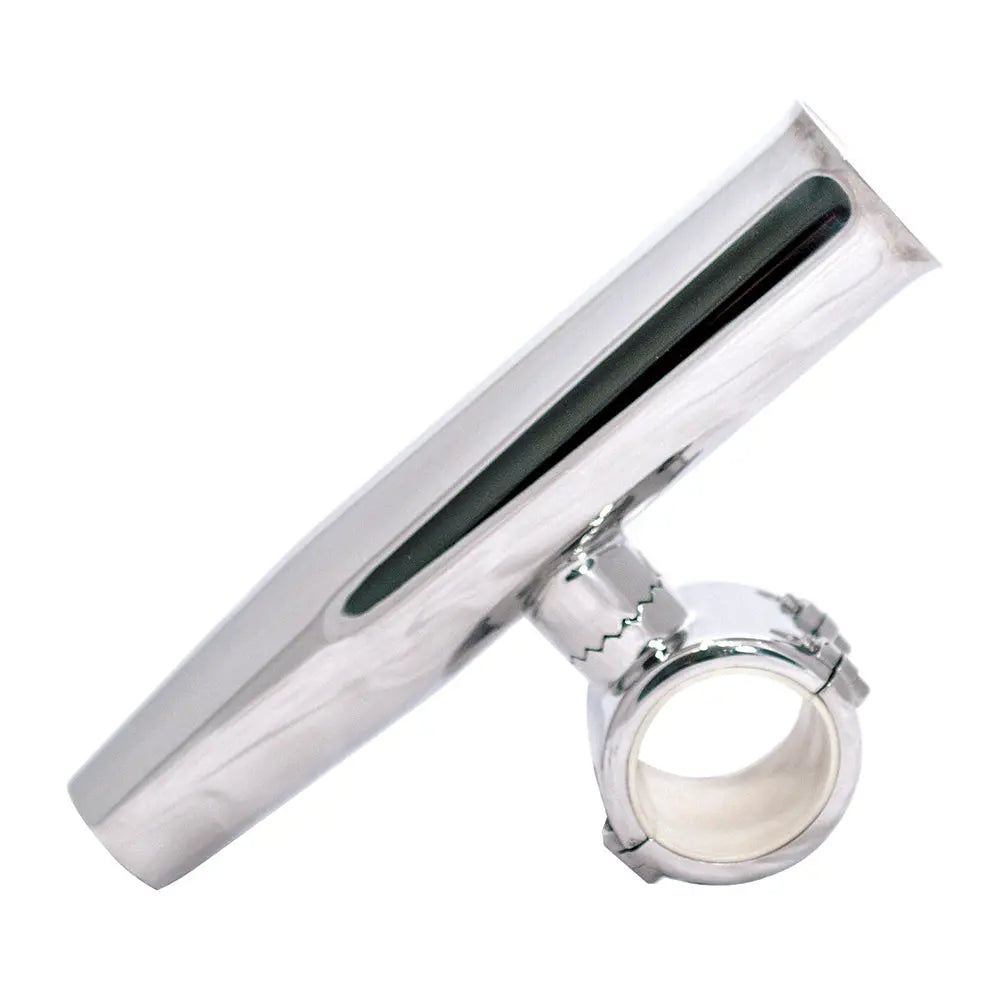 Tigress 1-1/2 inch Polished Stainless Steel Adjustable Clamp-On Rod Holder Part #88193