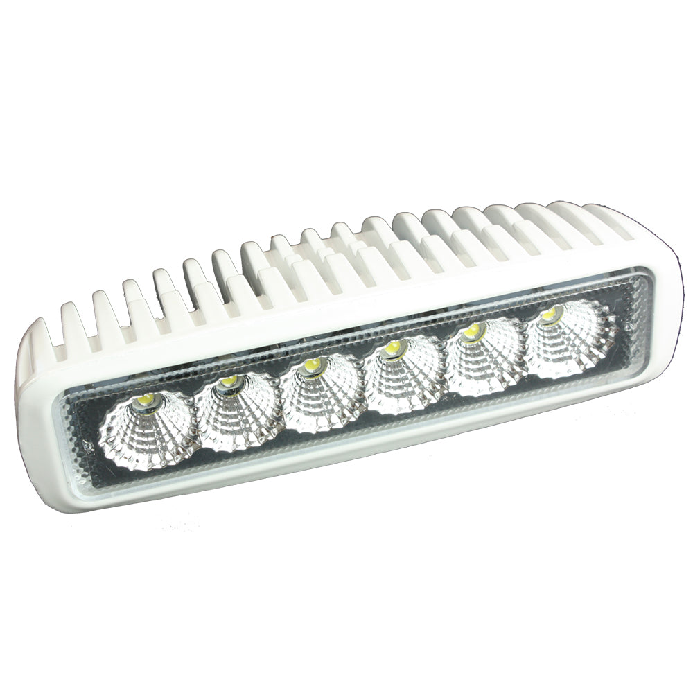 Lunasea Lighting LLB-47FW-82-00 15W LED Utility Flood Light, 1,250 Lumens, 12-24VDC