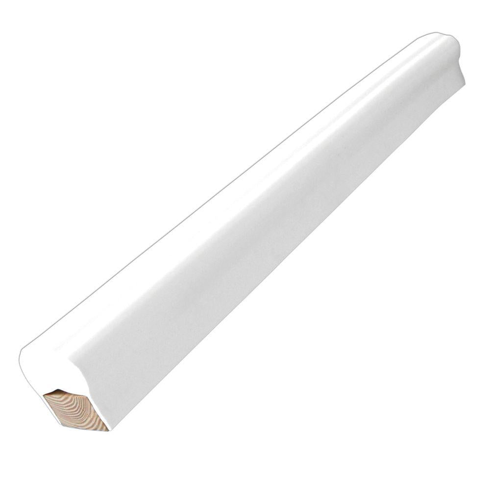 Dock Edge Piling Post Bumper - One End Capped - 6 ft - White