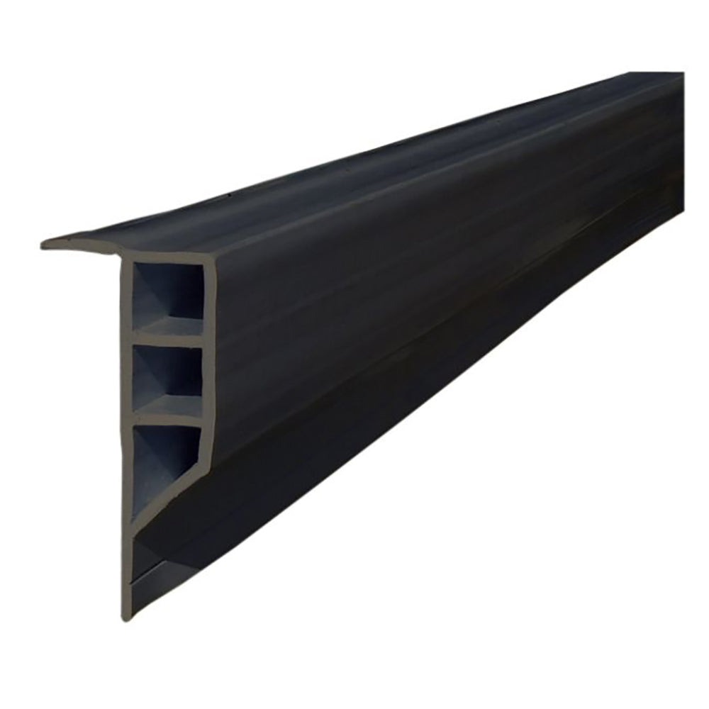 Dock Edge Standard PVC Full Face Profile – 16' Roll – Black