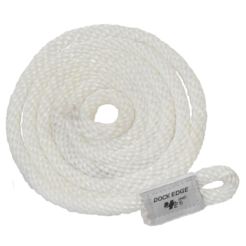 Dock Edge 3/8 inch x 5 ft White Fender Line – 2-Pack for Marine and Dock Protection