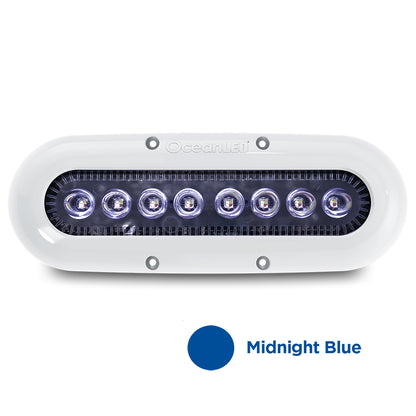 OceanLED X-Series X8 Midnight Blue LED Light - High Performance Marine Underwater Lighting