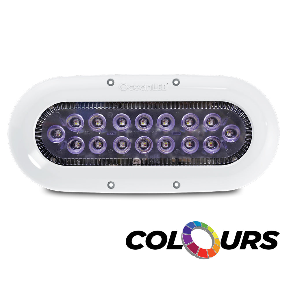 OceanLED X-Series X16 Color LED Underwater Light with 5,800 Lumens and Fish-Strobe Mode