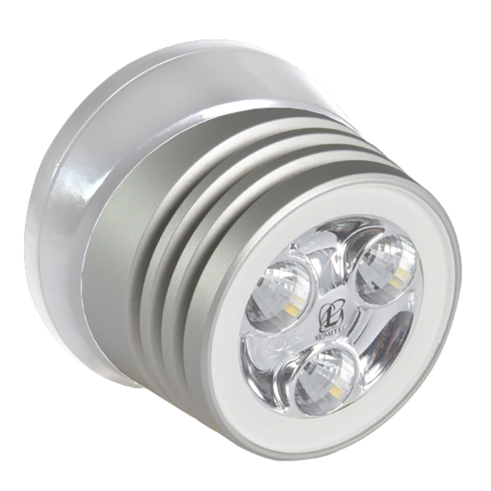 Lumitec Zephyr LED Spreader/Deck Light - Brushed White Base, White Non-Dimming