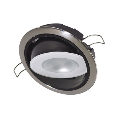 Lumitec Mirage Positionable Down Light with Spectrum RGBW Dimming and Polished Bezel