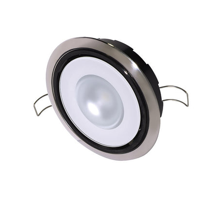 Lumitec Mirage Positionable Down Light with Spectrum RGBW Dimming and Polished Bezel