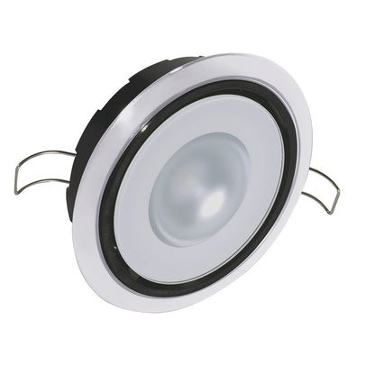 Lumitec Mirage Positionable Down Light Spectrum RGBW Dimming with White Bezel