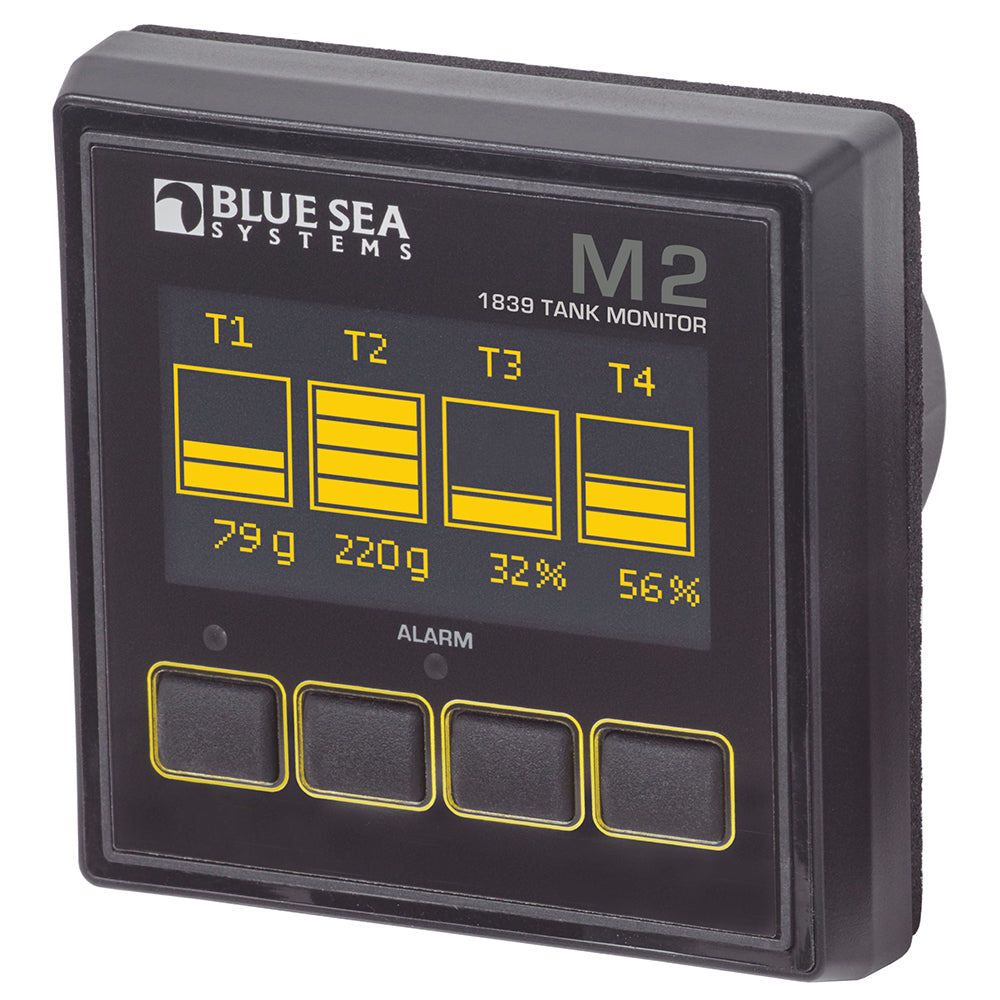 Blue Sea Systems 1839 M2 OLED Tank Monitor for Multiple Tank Monitoring