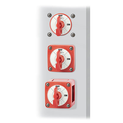 Blue Sea Systems 6004 Single Circuit ON-OFF Switch with Locking Key - Red for Marine and Small Engine Applications