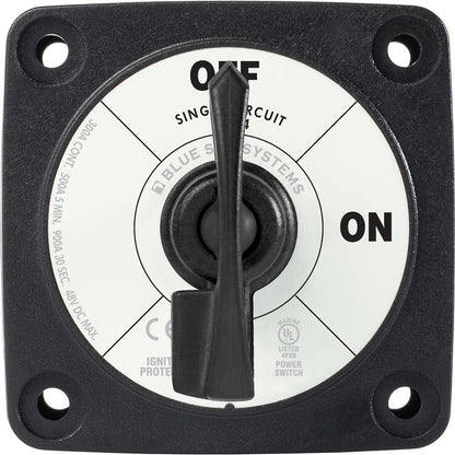 Blue Sea Systems 6004200 Single Circuit ON-OFF Switch with Locking Key, 300A Continuous, Black