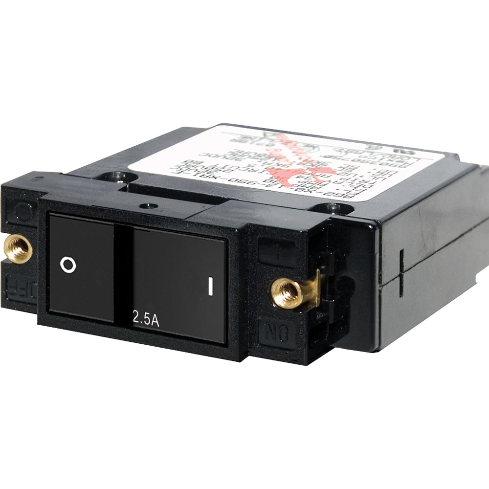Blue Sea Systems 7399 A-Series Flat Rocker Circuit Breaker - Single Pole 2.5A