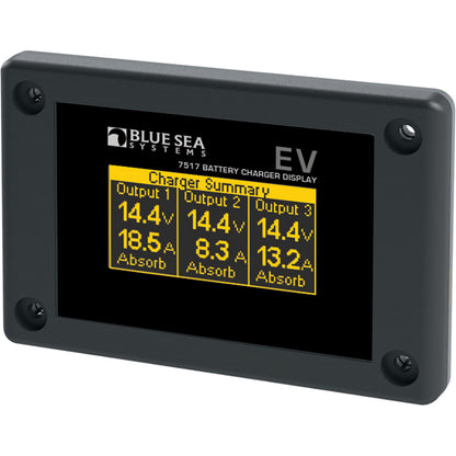 Blue Sea Systems P12 Battery Charger Display Model 7517 for Easy Battery Monitoring
