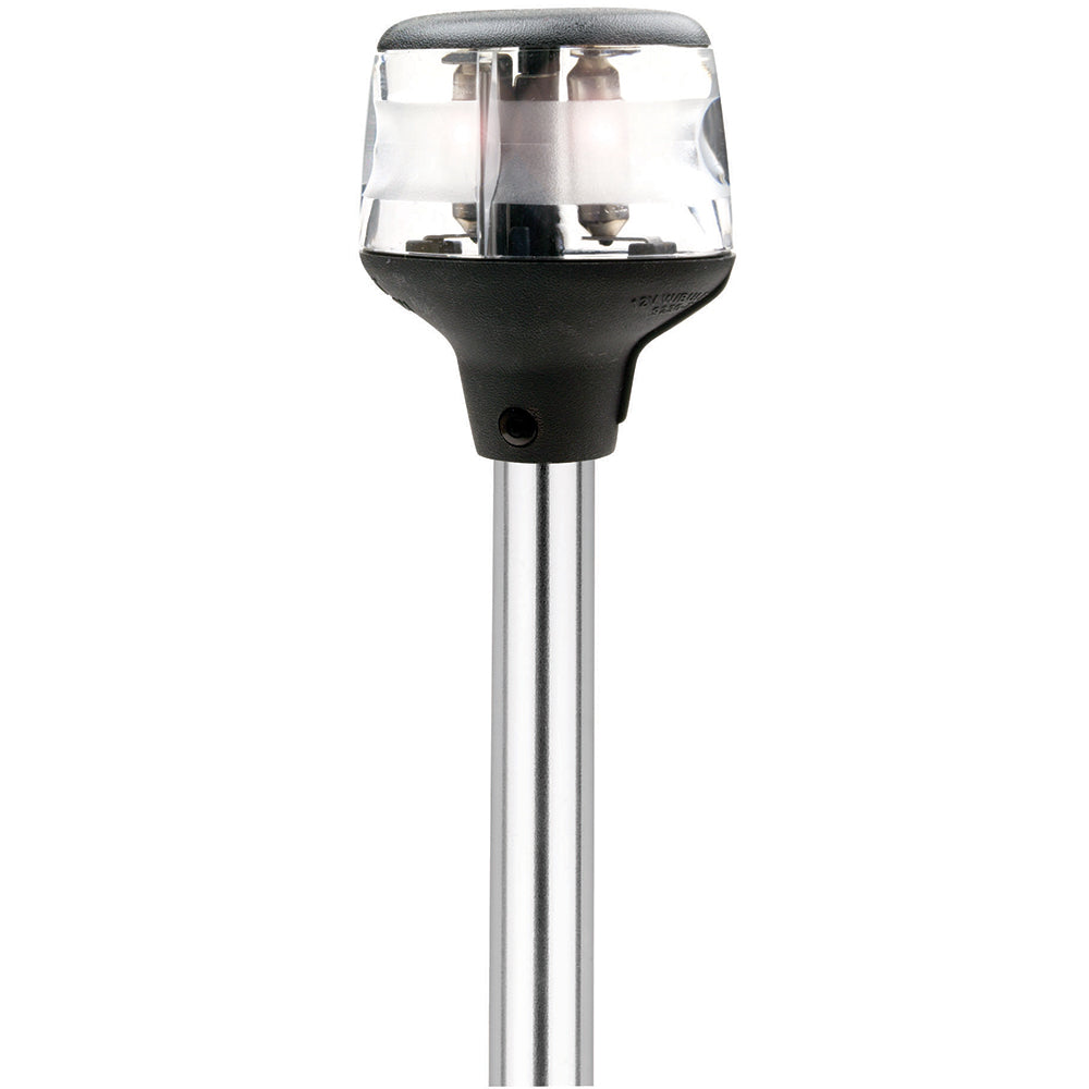 Attwood Marine Fold-Down Incandescent Anchor and Masthead Light - 20-Inch Horizontal Composite Base, 12V