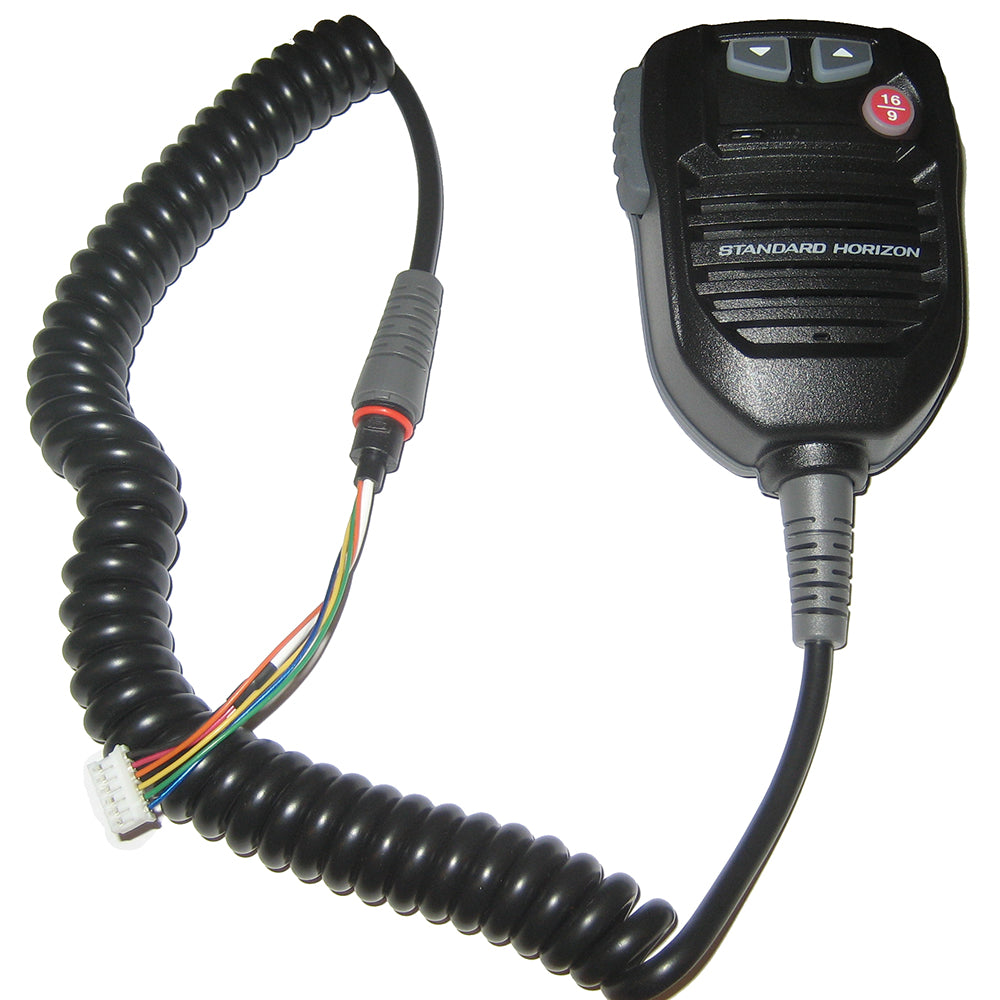 Standard Horizon Replacement VHF Microphone for GX2000B, GX2100B, GX2150B, GX2200B - Black