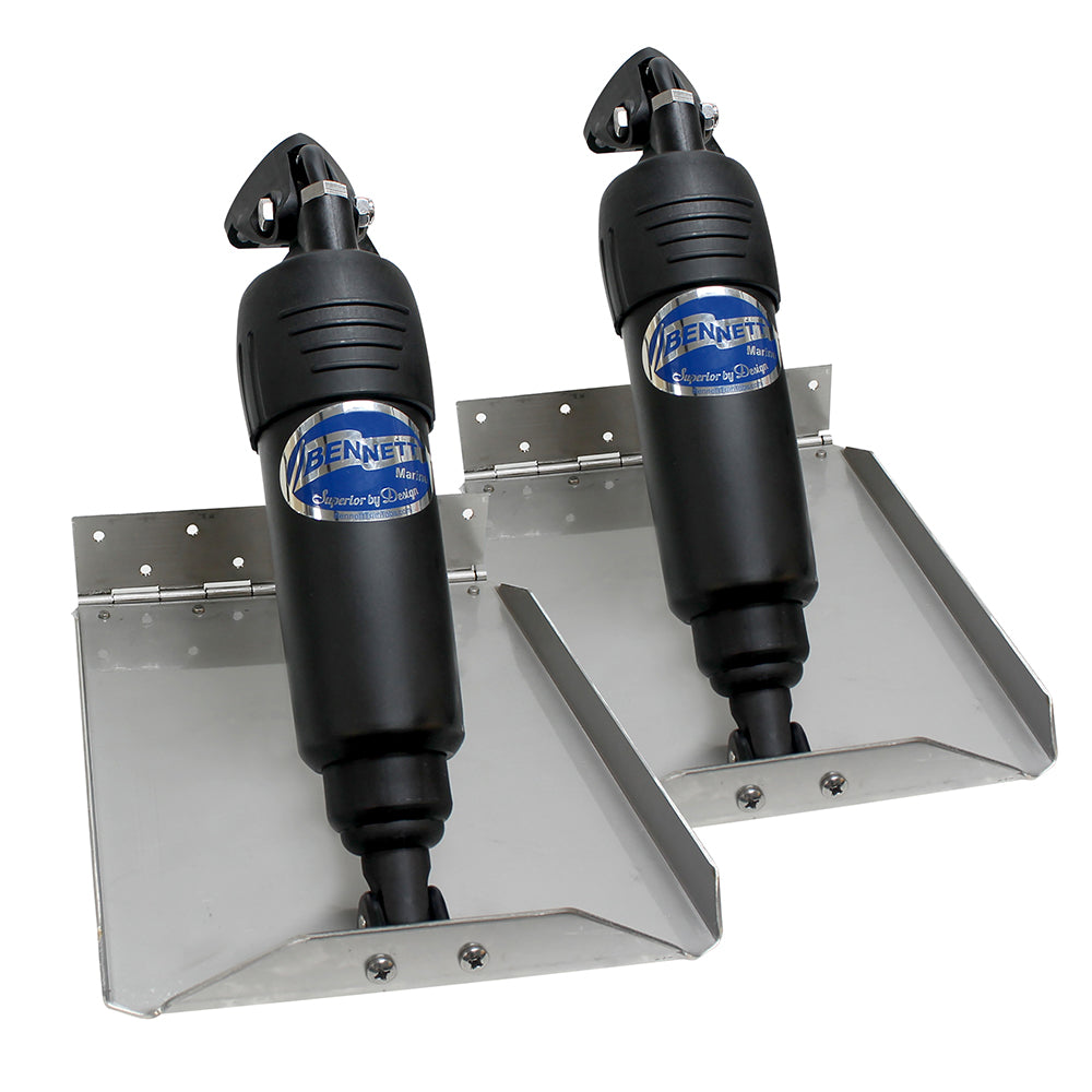 Bennett Marine 912ED Electric Edge Mount Trim Tab Kit - 12V for Limited Space Transoms
