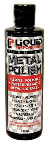 Liquid Performance Metal Polish 8 oz by Liquid Performance - Restores and Protects Metal Surfaces