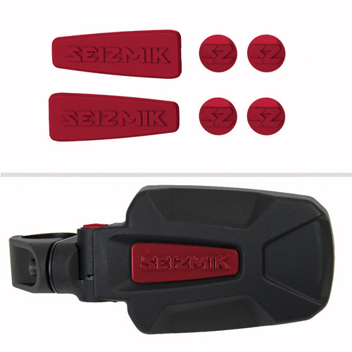Seizmik Pursuit Side View Mirror Insert Red Kit - Part 56-18074