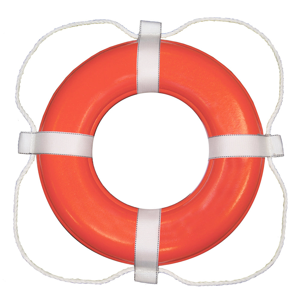 Taylor Made Foam Ring Buoy - 30-Inch Orange with White Grab Line