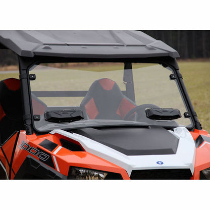Seizmik 25019 Full-Vented Uncoated Polyethylene Windshield for Enhanced Vehicle Protection