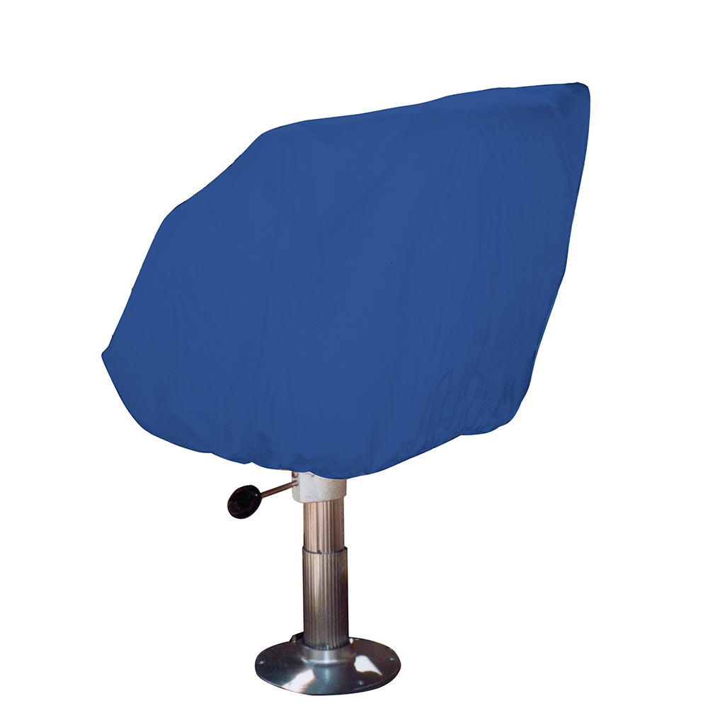 Taylor Made Helm and Fixed Back Boat Seat Cover - Navy Rip-Stop Polyester with UV & Water Resistance