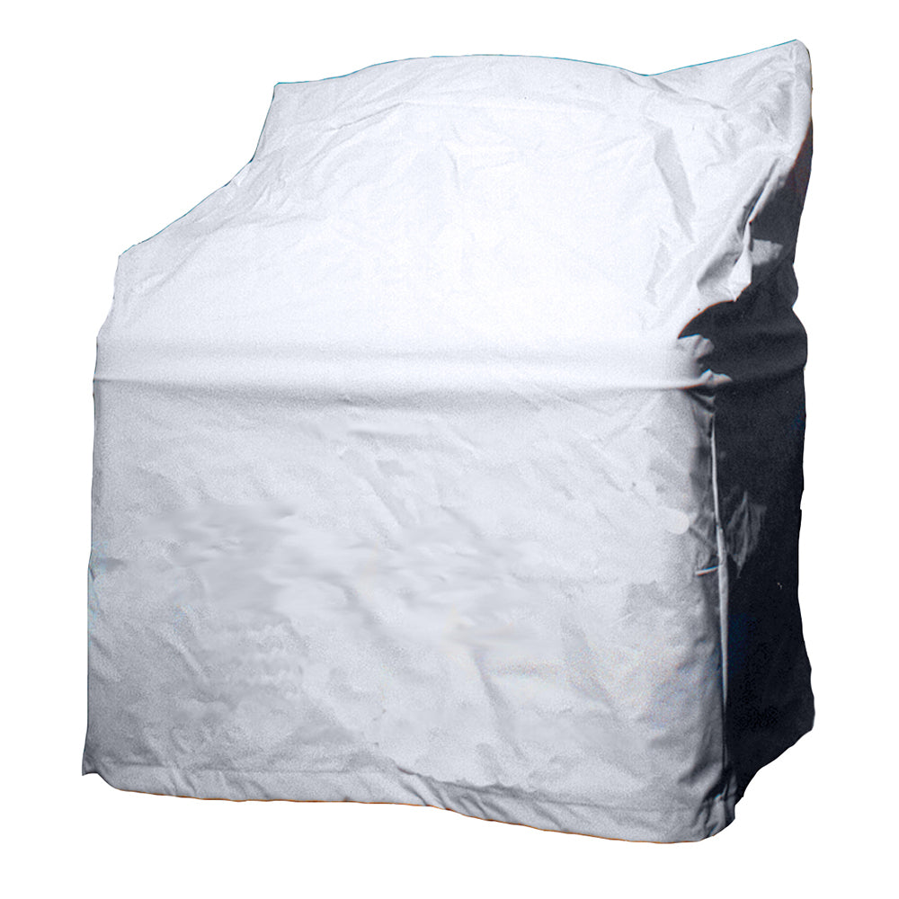 Taylor Made Medium Center Console Cover - Vinyl White, 44 Inch Height, 40 Inch Width