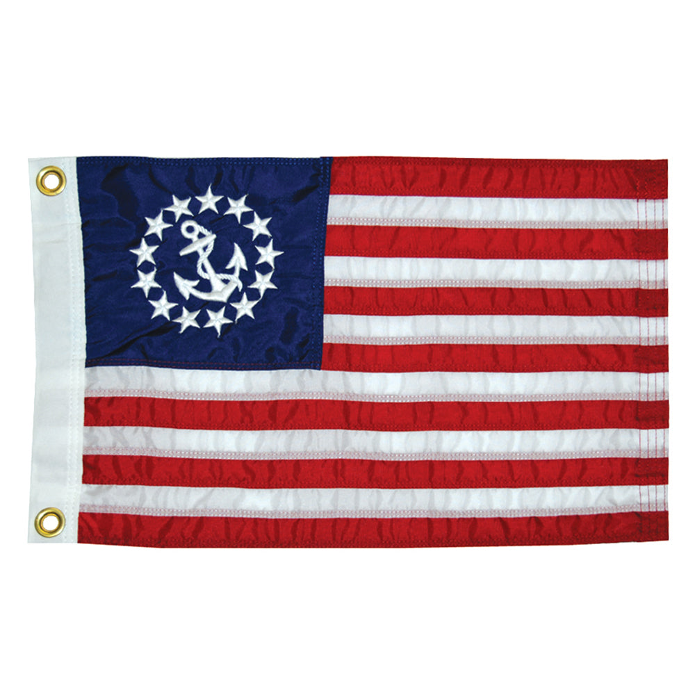 Taylor Made 12 x 18 Inch Deluxe Sewn US Yacht Ensign Flag