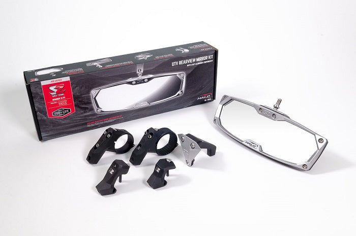 Seizmik Halo-RA Cast Rear View Mirror with Cast Bezel for Can-Am Defender - Part Number 56-18028