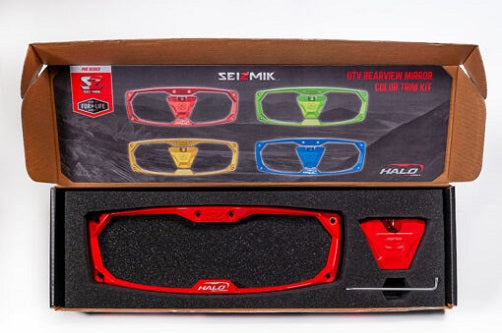 Seizmik Halo-Ra Cast Aluminum Trim Kit in Red, Part Number 56-18100