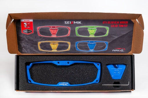 Seizmik Halo-Ra Cast Aluminum Trim Kit - Blue (Part Number 56-18102)